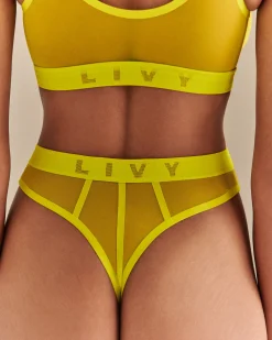 Best Sale BLUE MONDAY HIGH WAIST TANGA Tangas